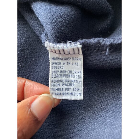 POLO BY RALPH LAUREN Men’s Blue Mock Neck Zip Pullover Sweatshirt Size XL - Picture 9 of 9